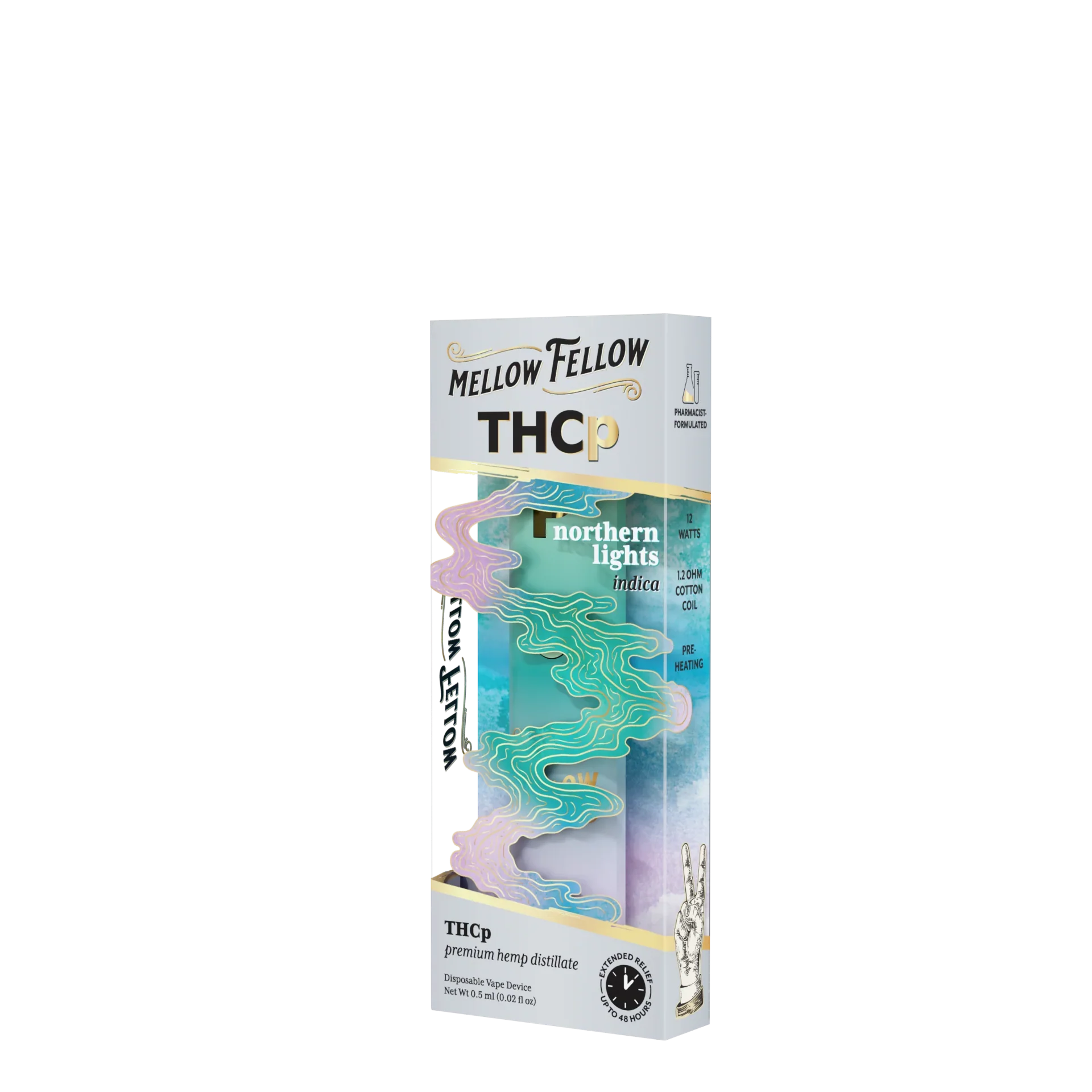 Mellow Fellow THCp 0.5g Disposable Vape - Northern Lights (Indica) Best Price