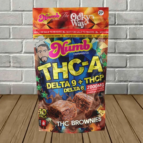 Numb Cannabis Co THCa + D9 + THCP The Ocky Way Brownies 2000mg Best Price