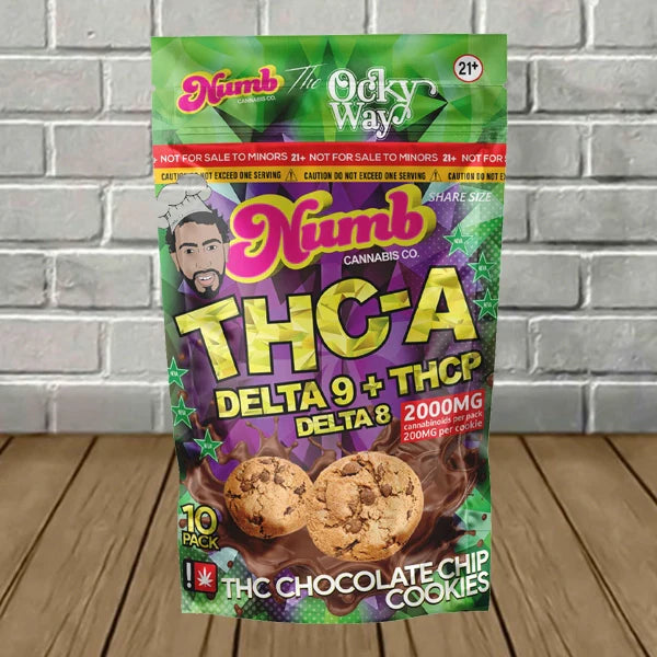 Numb Cannabis Co THCa + D9 + THCP The Ocky Way Cookies 2000mg Best Price