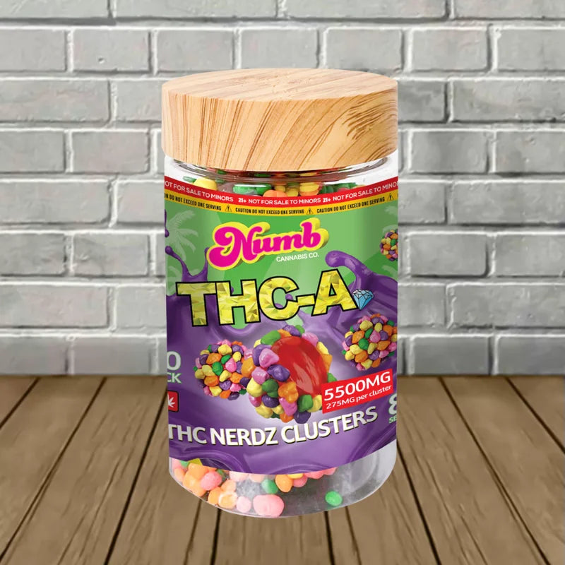 Numb Cannabis Co THCa Nerd Clusters 5500mg Best Price