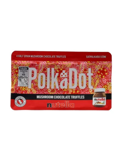 Nutella Polkadot Mushroom Chocolate Truffles 4 Half Gram Best Price