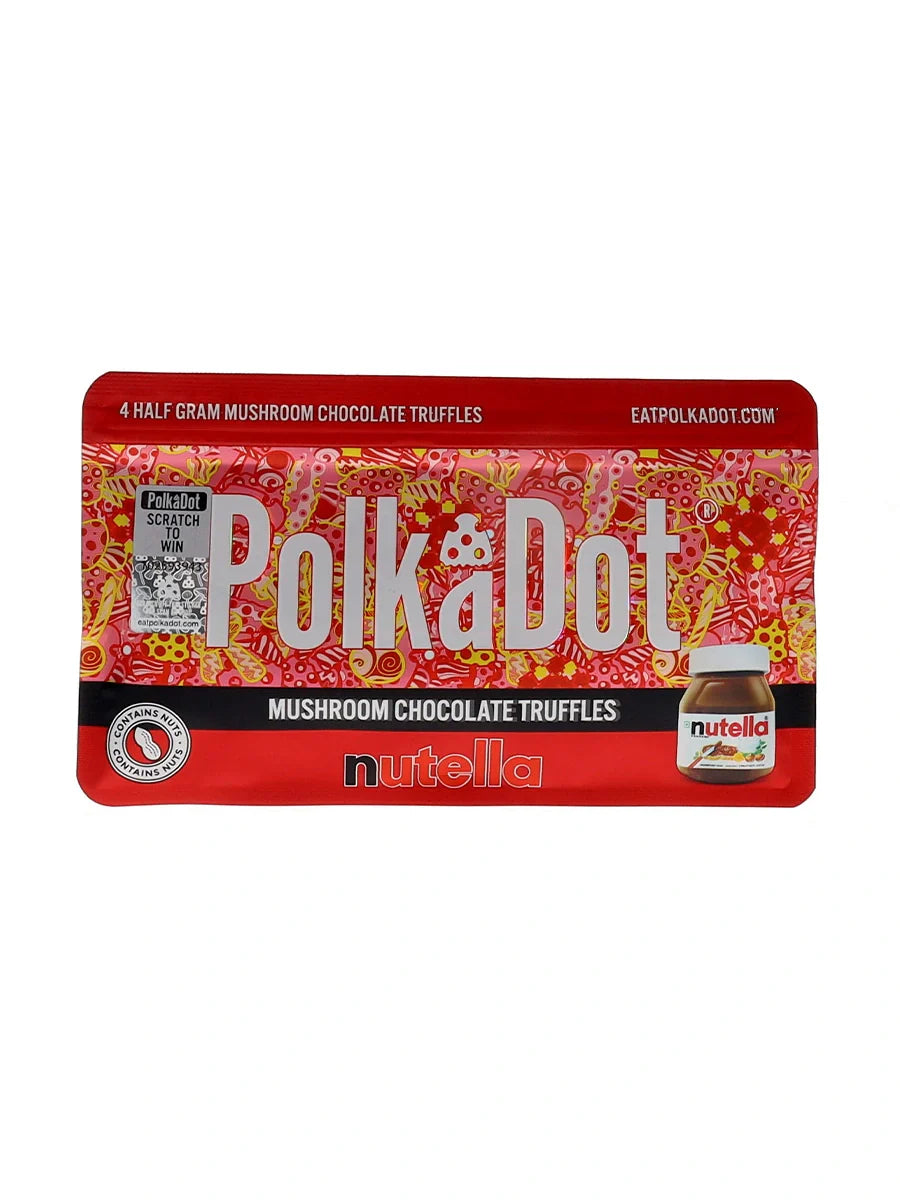 Nutella Polkadot Mushroom Chocolate Truffles 4 Half Gram Best Price