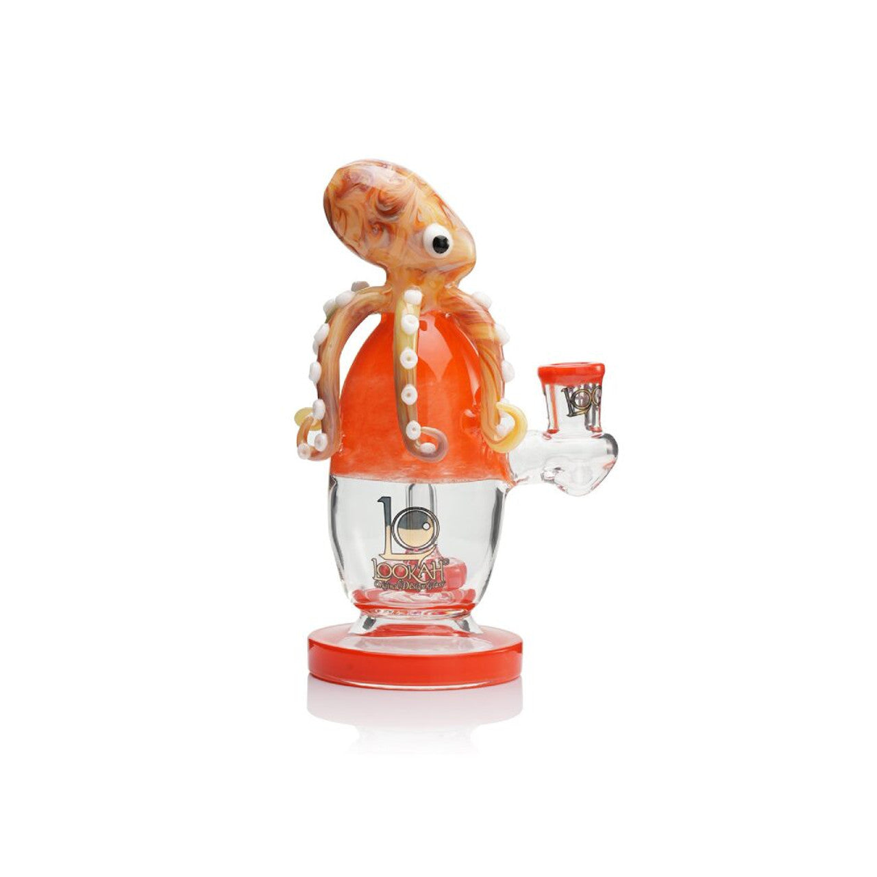 Lookah 7.5” Cute Unique Percolator Octopus Glass Bong (WPC1224YL)