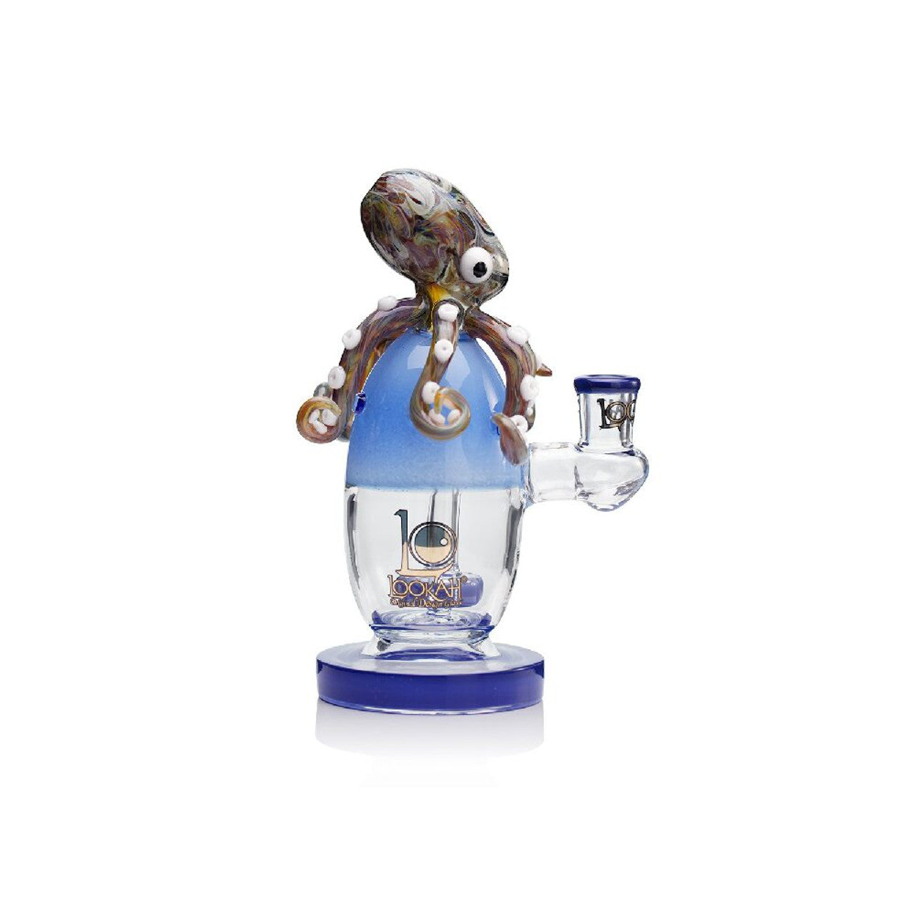 Lookah 7.5” Cute Unique Percolator Octopus Glass Bong (WPC1224YL)