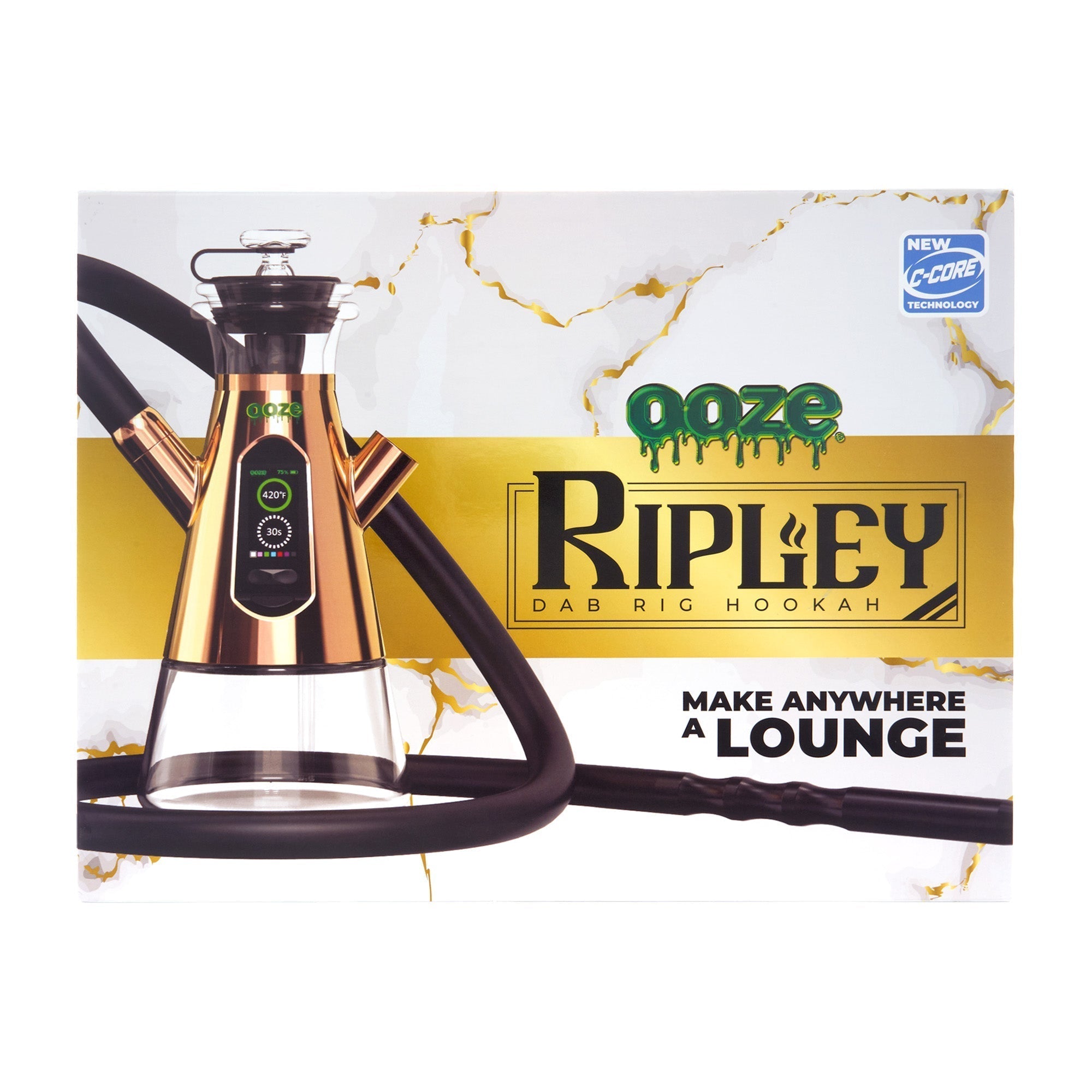 Ooze Ripley Dab Rig Hookah 2400mAh C-Core