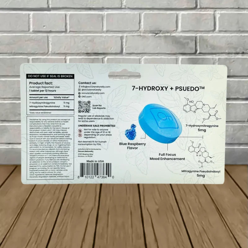 On7 7-Hydroxy Tablets 12ct Blister Pack