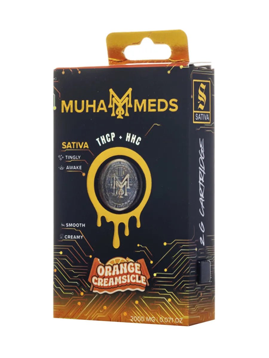 Orange Creamsicle Muha Meds THCP Cartridge 2G Best Sales Price - Vape Cartridges
