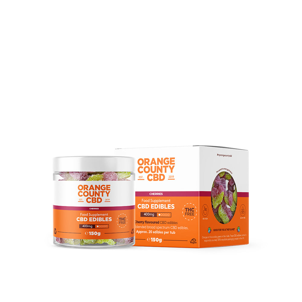 CBD Gummy Cherries (Small Tub)