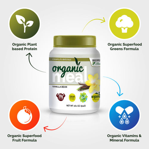 Maximum Slim Organic Fat Burning Meal - Vanilla Bean Best Price