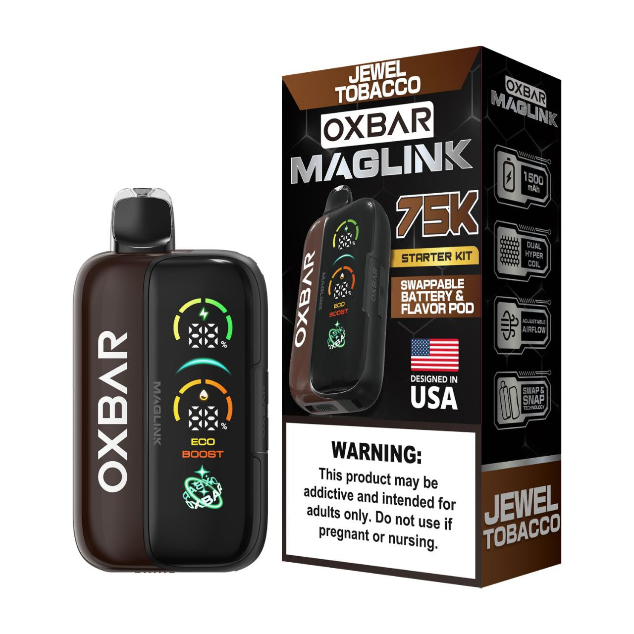 Oxbar Maglink Nixodine Kit Disposable (750000 Puffs)