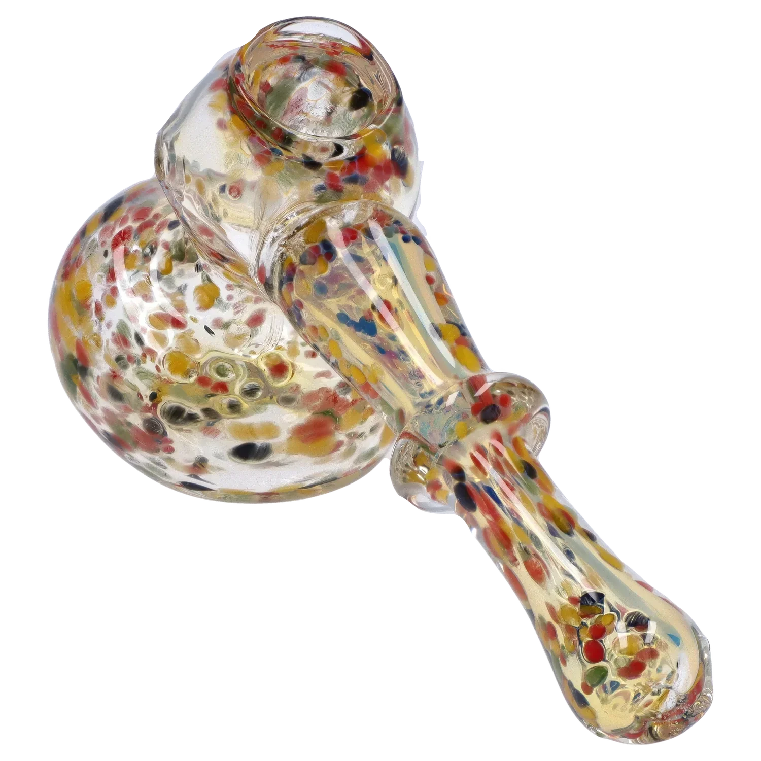 DankStop Rainbow Frit Hammer Bubbler - 5 in.