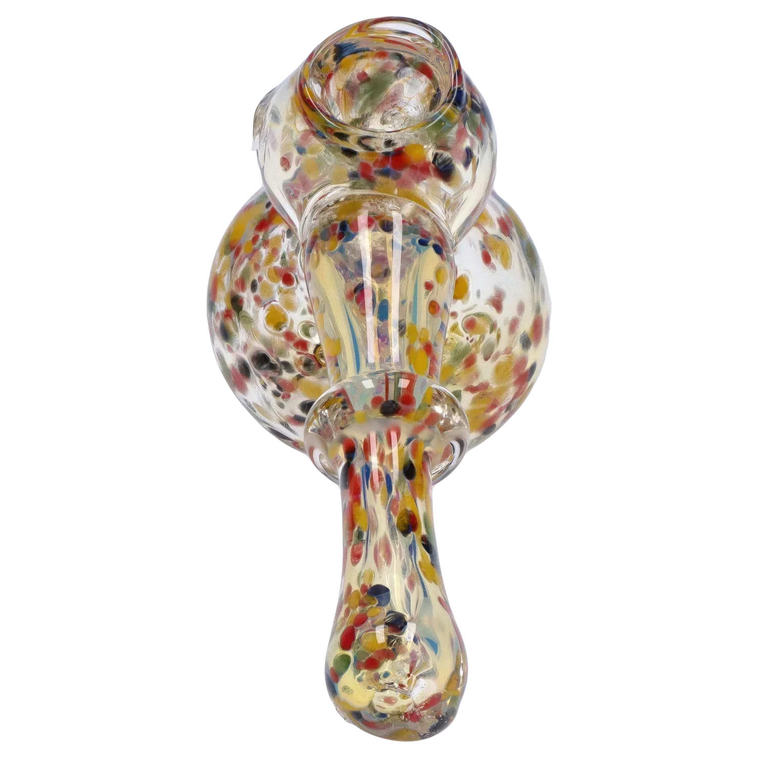 DankStop Rainbow Frit Hammer Bubbler - 5 in.