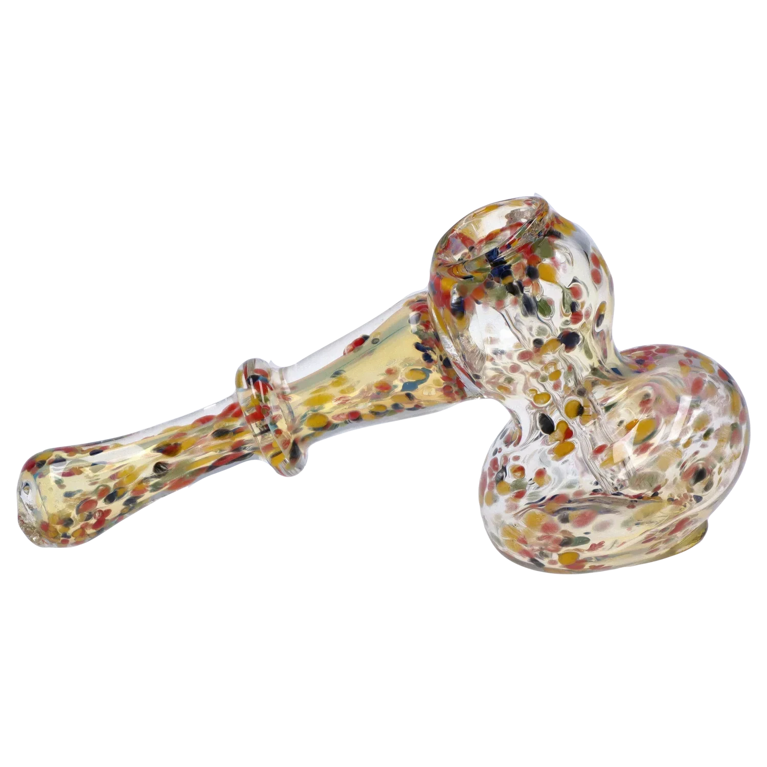 DankStop Rainbow Frit Hammer Bubbler - 5 in.