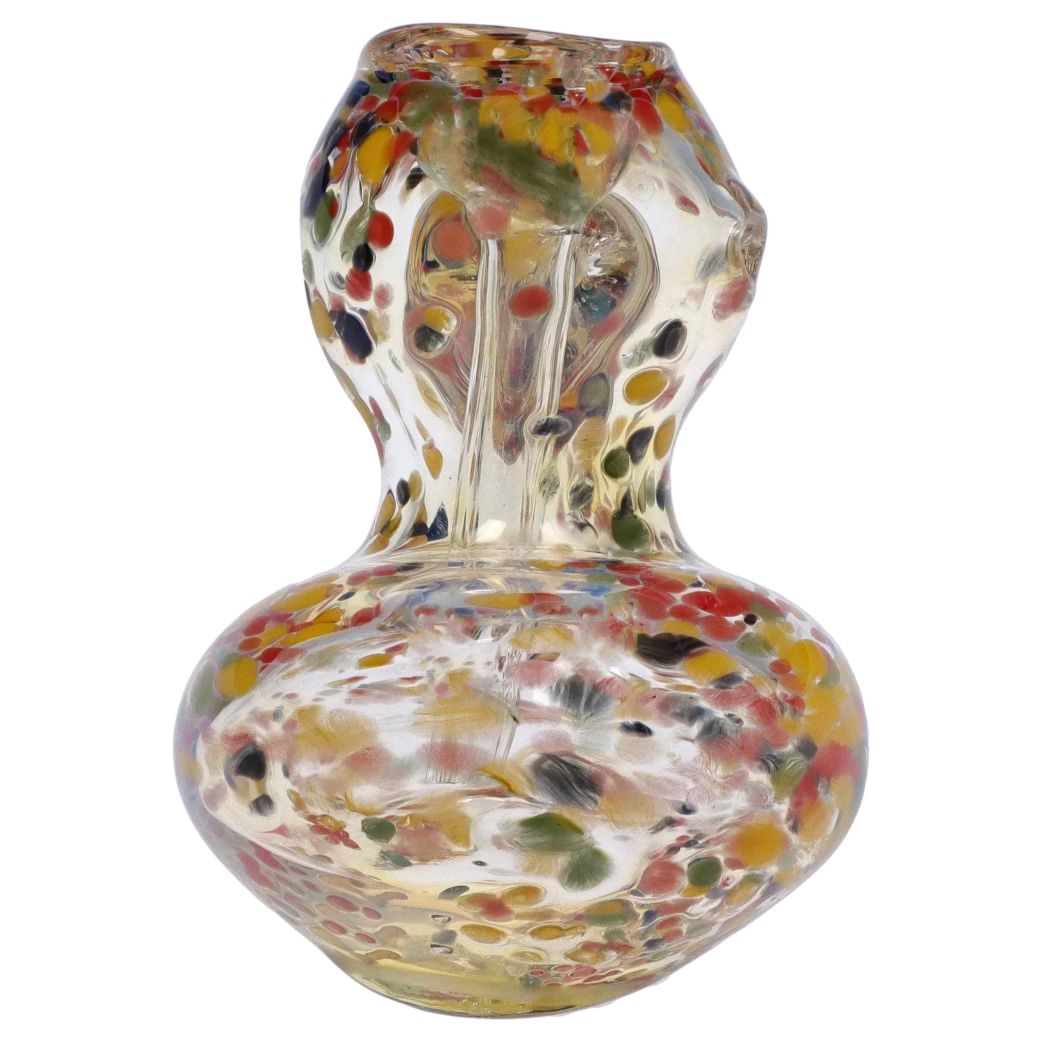 DankStop Rainbow Frit Hammer Bubbler - 5 in.