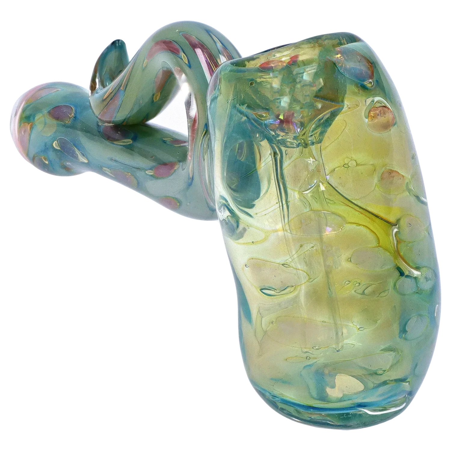 DankStop Gold Fume Bubble Trap Hammer Bubbler - 6 in.