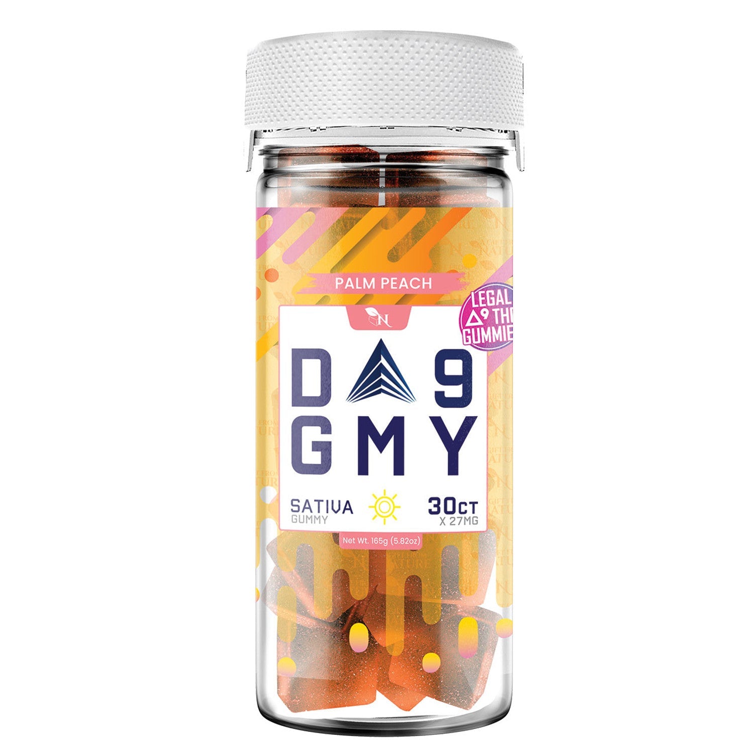 DELTA 9 GUMMIES - 30CT Palm Peach 810mg (15mg ea.) – SATIVA