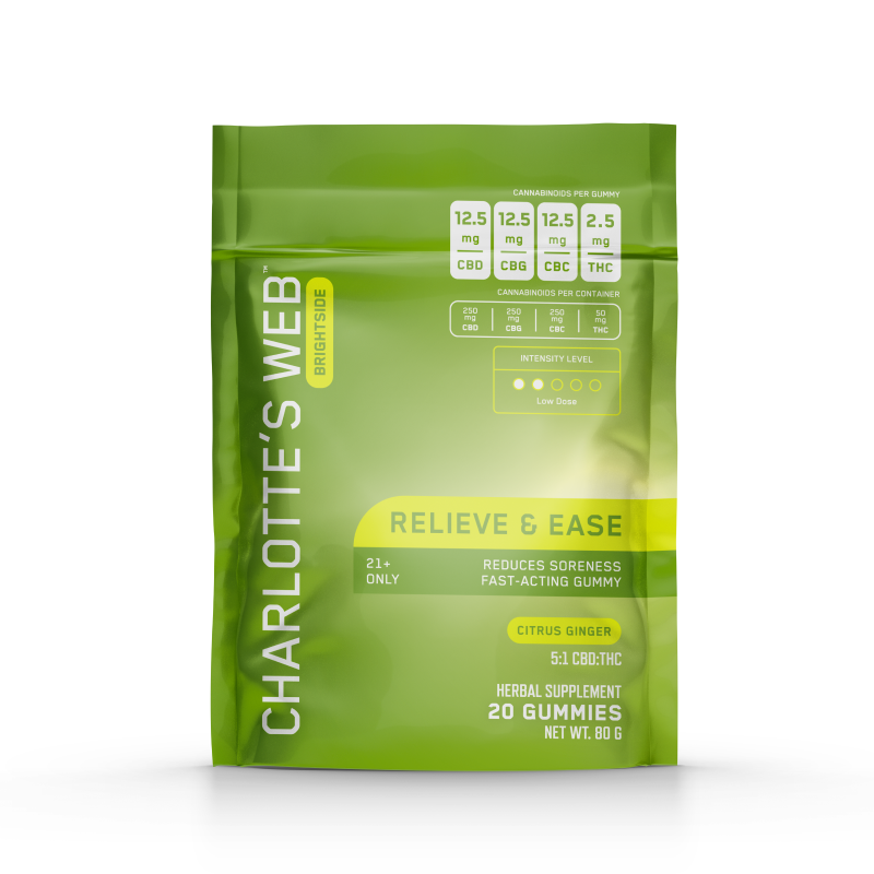 Charlotte's Web Relieve & Ease THC Gummy