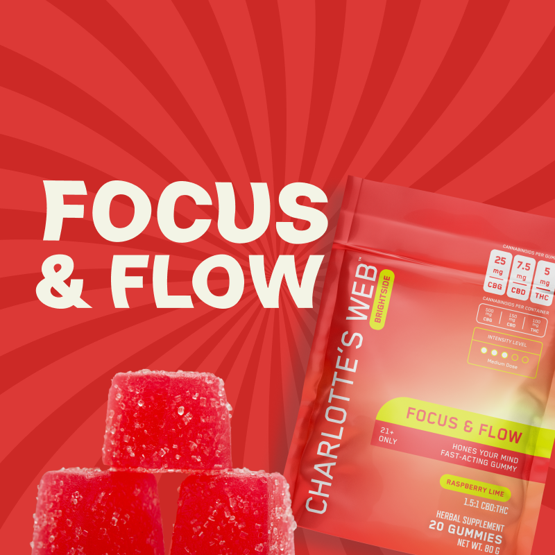 Charlotte's Web Focus & Flow THC Gummy