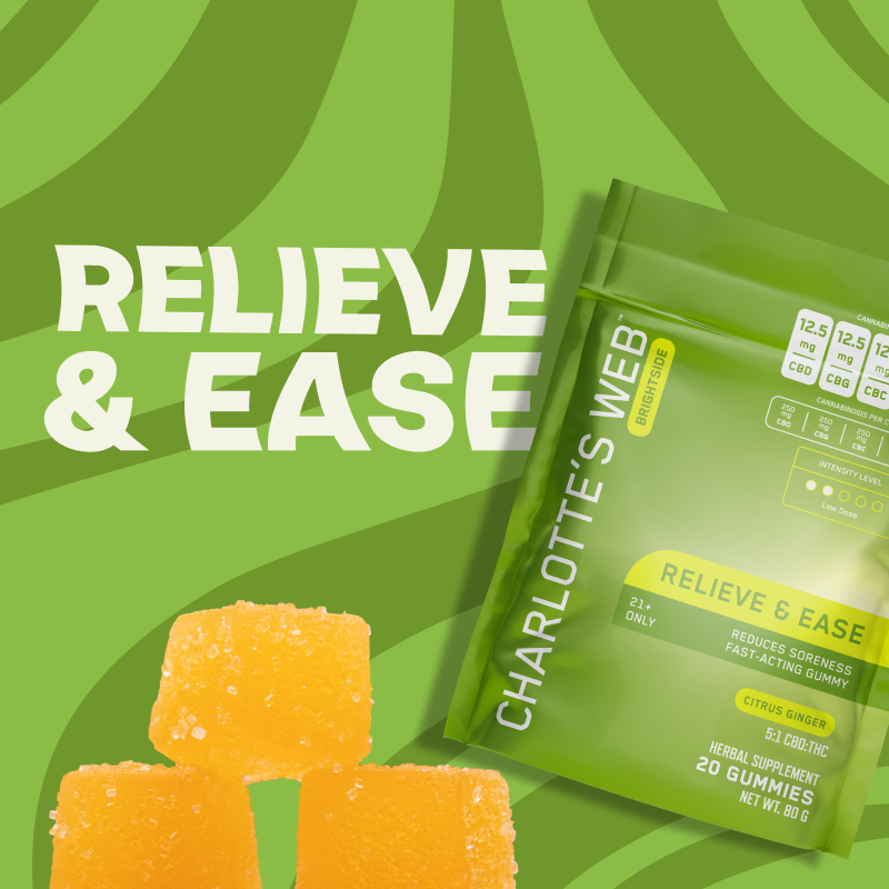 Charlotte's Web Relieve & Ease THC Gummy