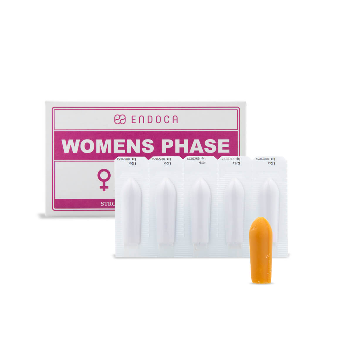 Endoca DE SUPPOSITORIES WOMENS PHASE 500MG CBD