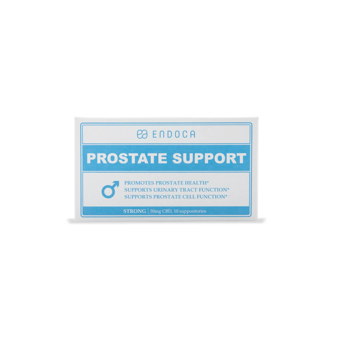 Endoca DE PROSTATE SUPPORT, SUPPOSITORIES, 500MG CBD