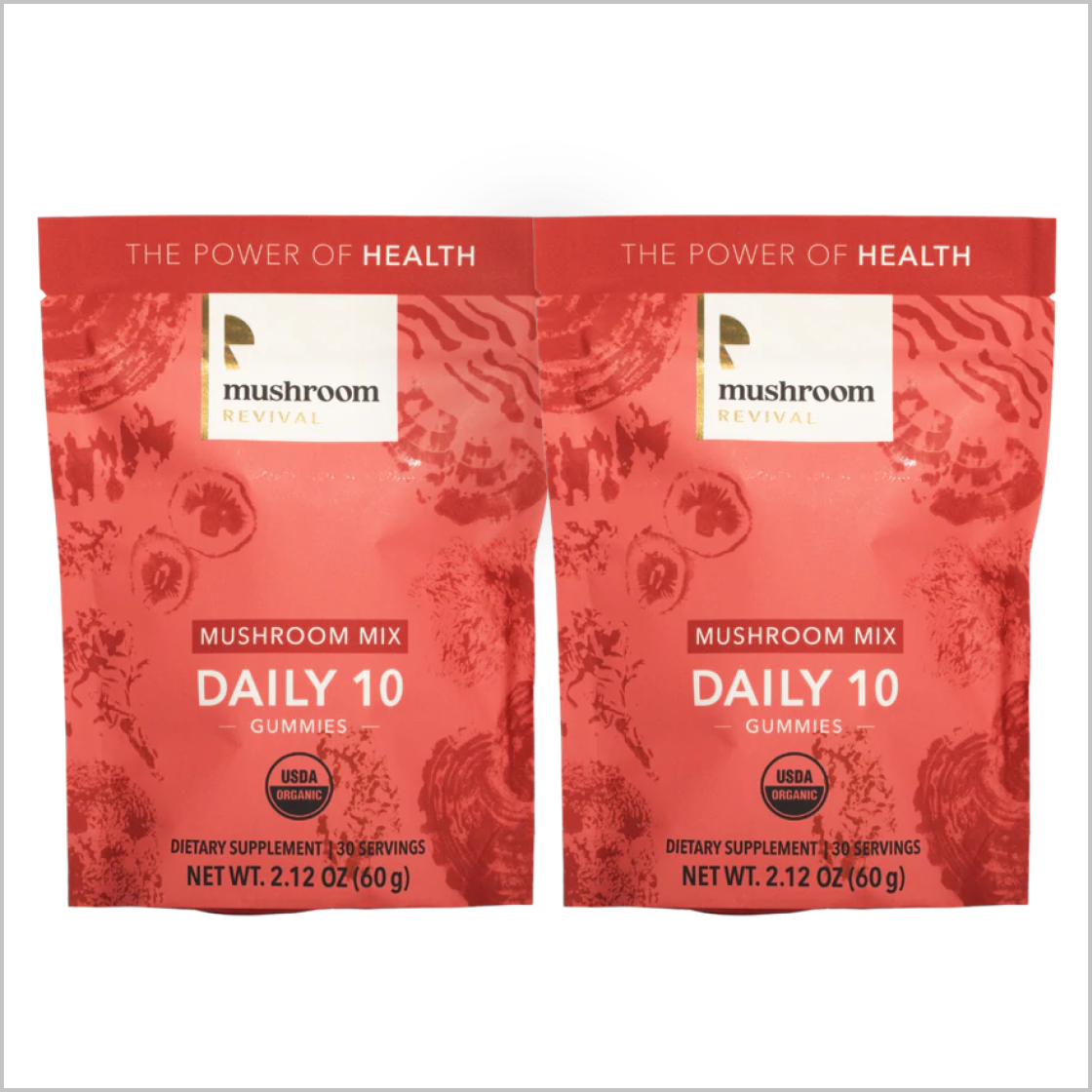 Mushroom Revival Daily 10 Mix Mushroom Gummies
