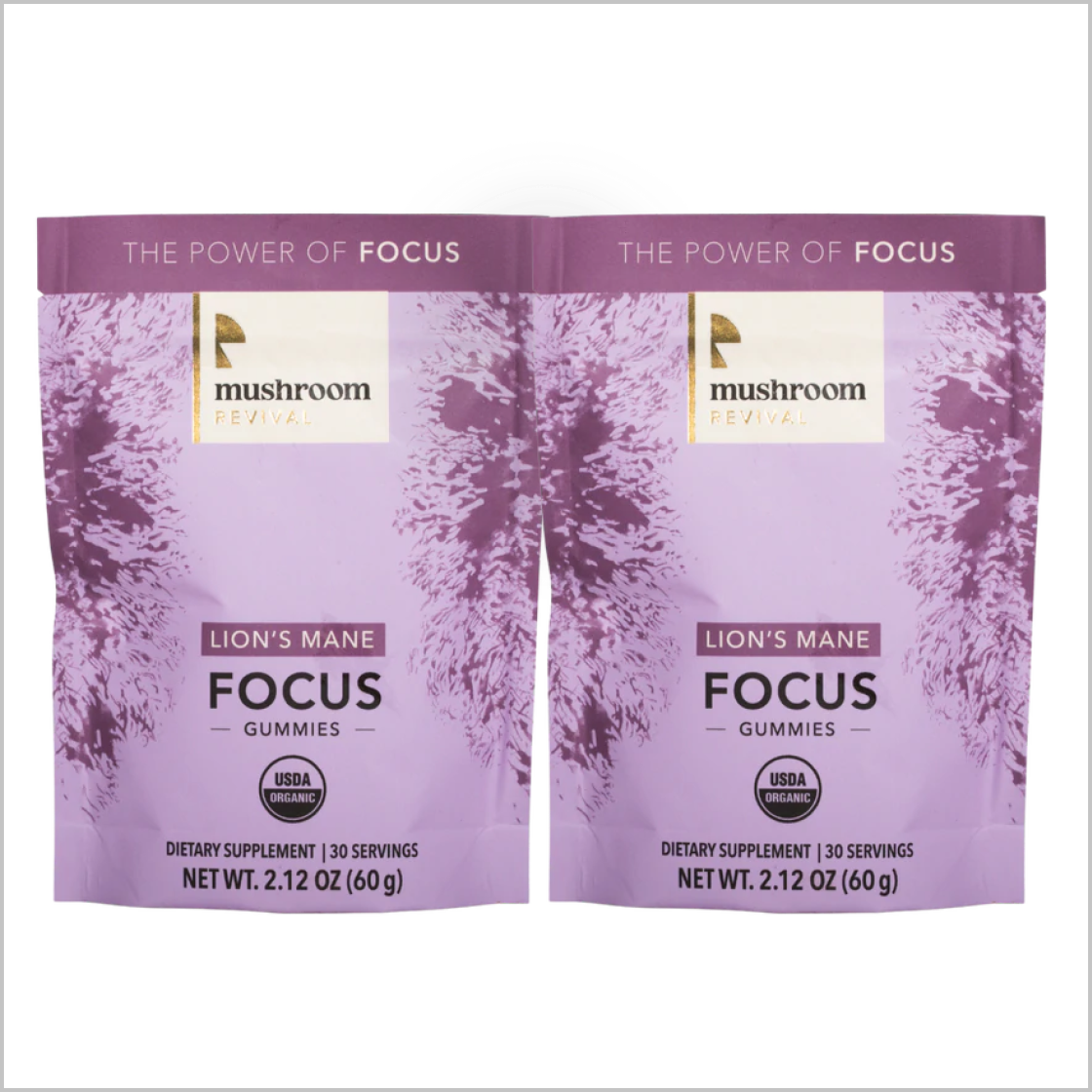 Mushroom Revival Focus Lion's Mane Gummies
