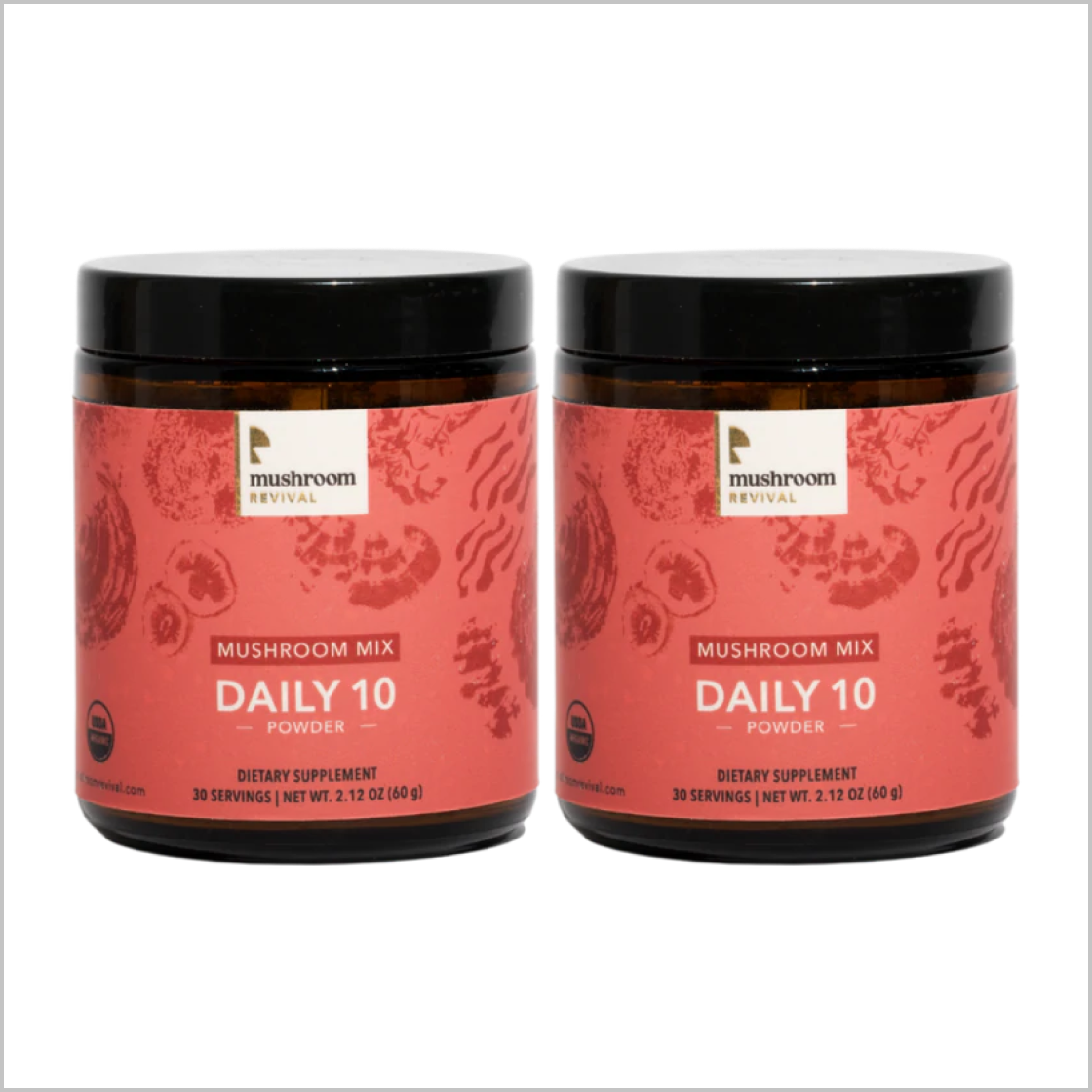 Mushroom Revival Daily 10 Mushroom Blend Powder