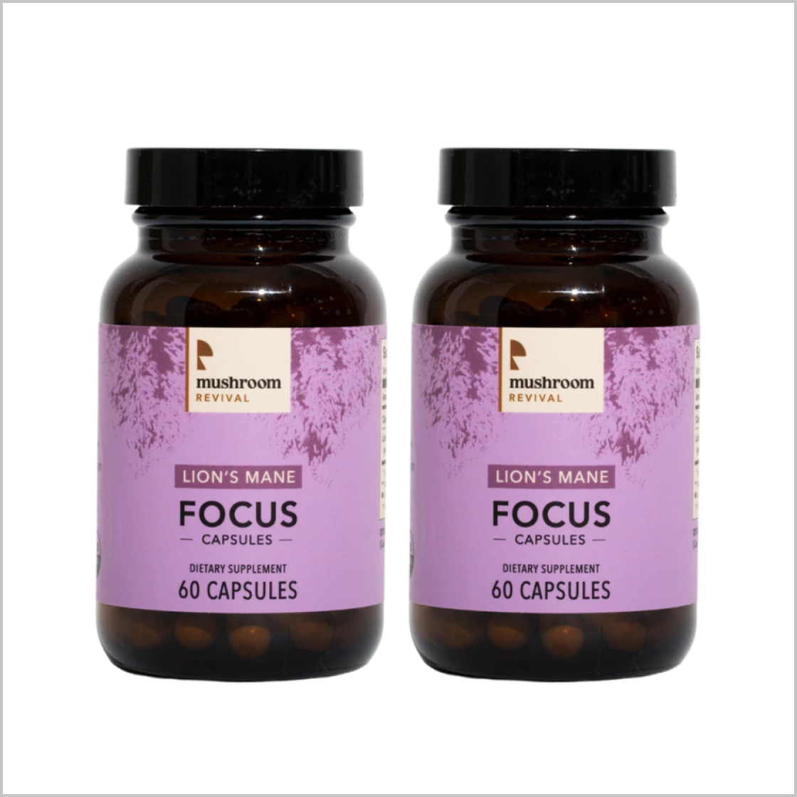 Mushroom Revival Focus Lion's Mane Capsules