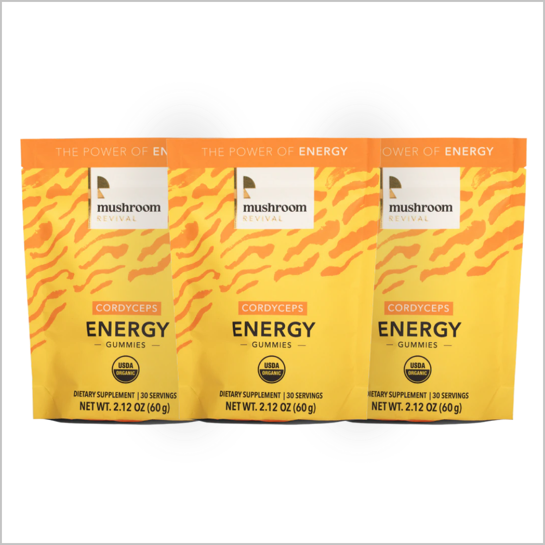 Mushroom Revival Energy Gummies