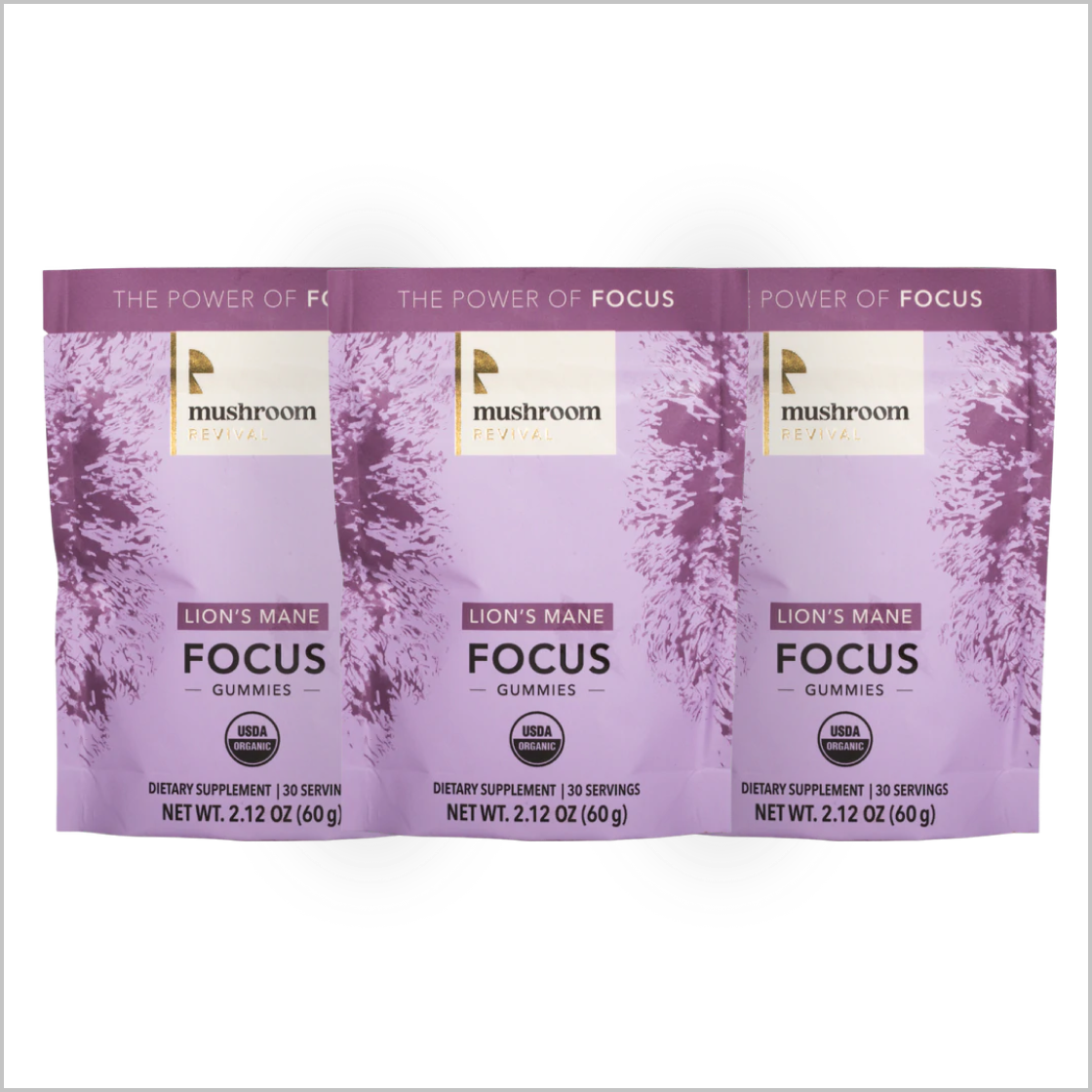 Mushroom Revival Focus Lion's Mane Gummies