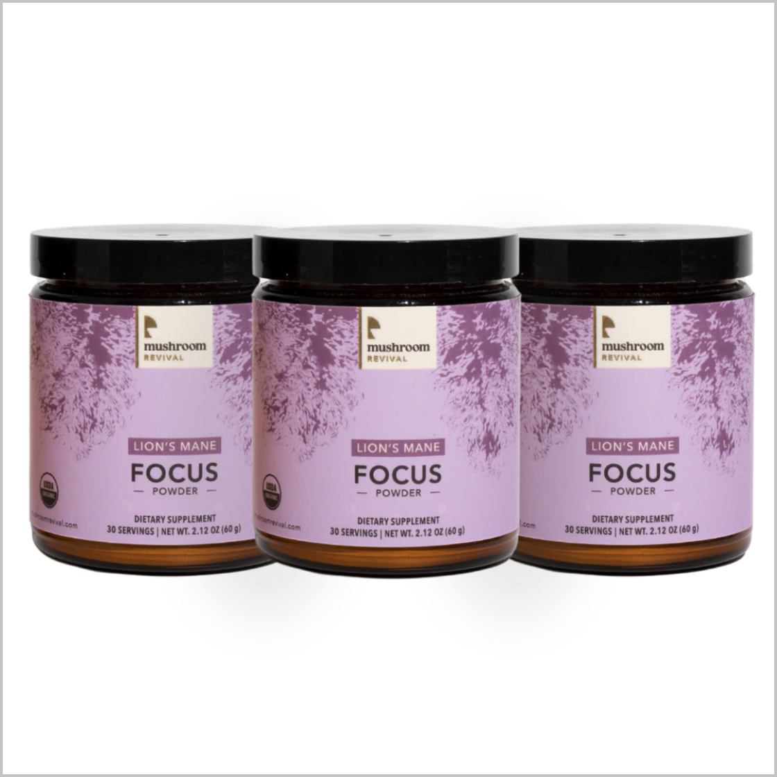 Mushroom Revival Focus Lion's Mane Powder