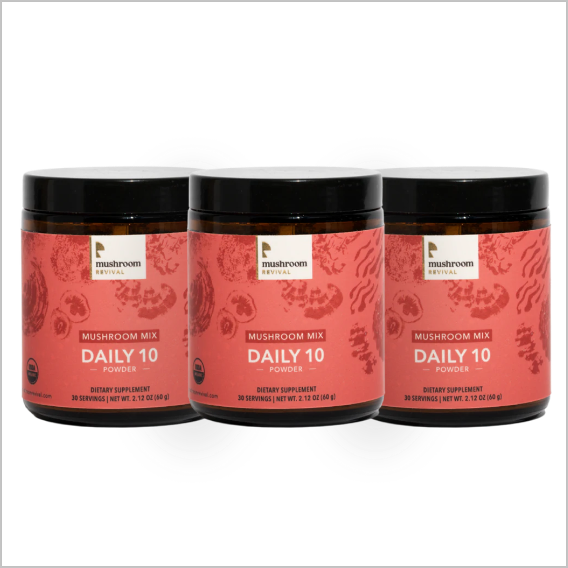 Mushroom Revival Daily 10 Mushroom Blend Powder