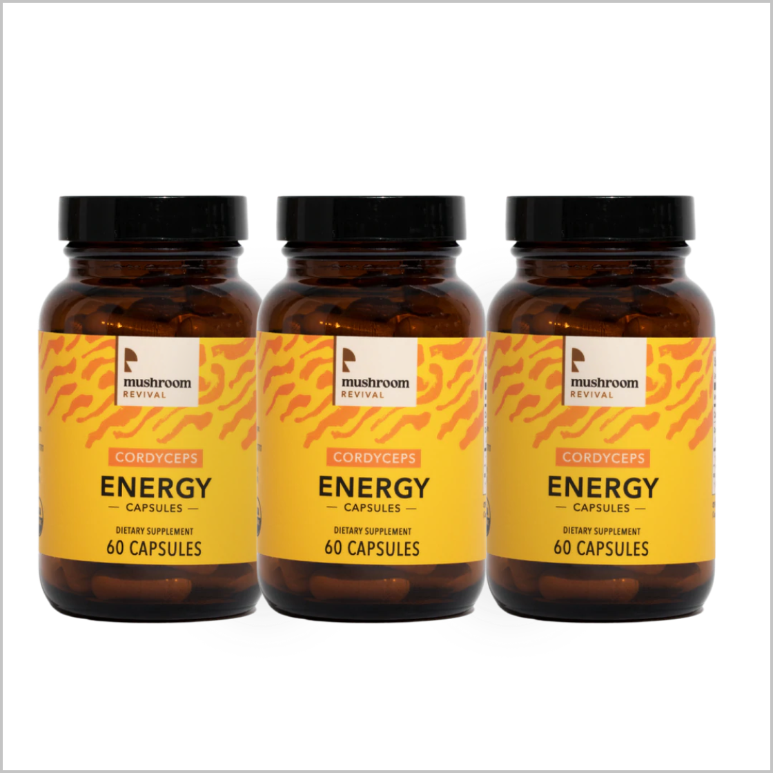 Mushroom Revival Energy Cordyceps Capsules