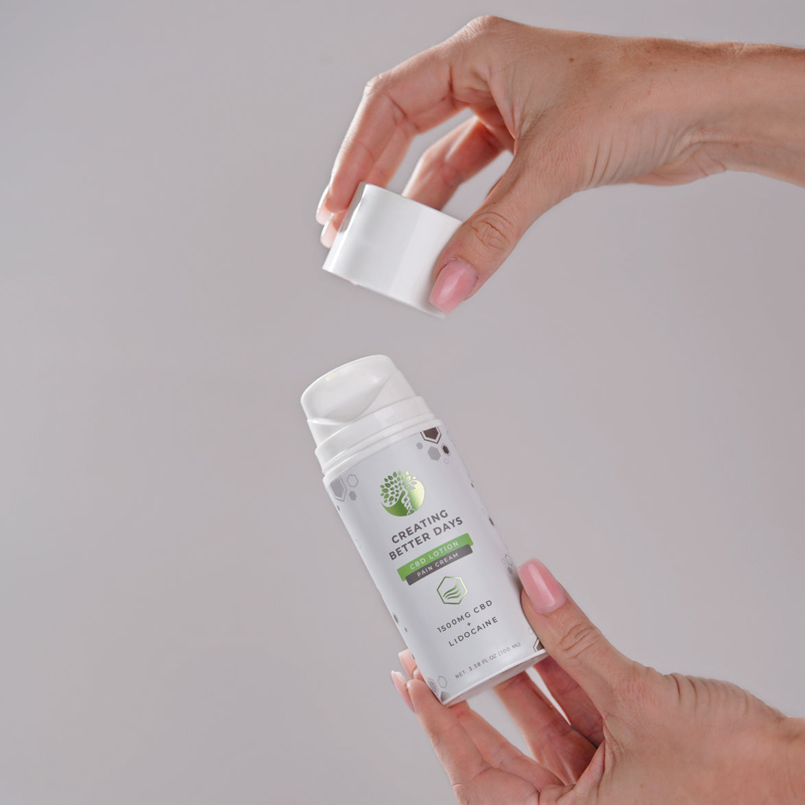 Creating Better Days Relief Cream CBD Lotion 1500 MG with Lidocaine