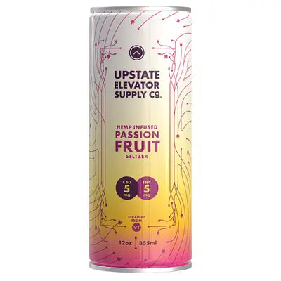 Upstate Elevator 5mg THC Passion Fruit Seltzer