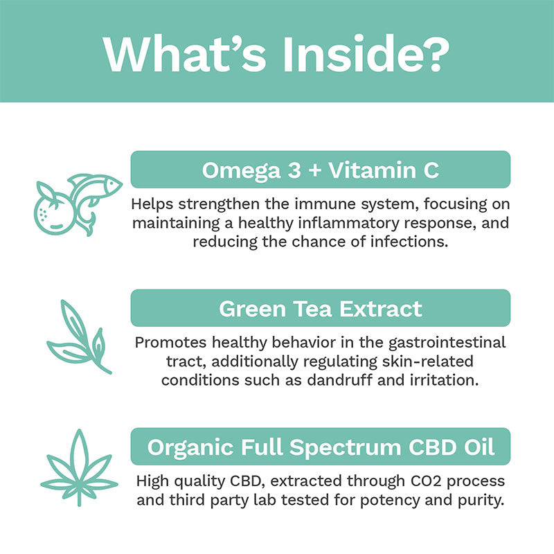 CBD Dog Treats for Heart+ Immunity-Large Dogs – 600mg