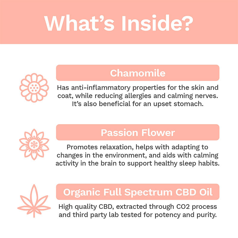 CBD Soft Chews For Stress+Anxiety – Small To Medium Dogs – 300mg