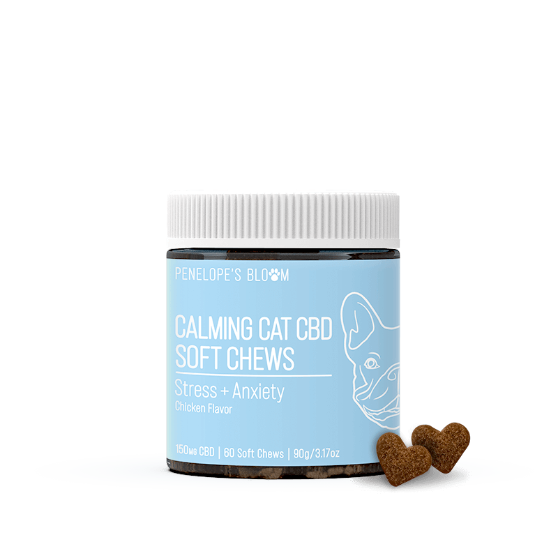 Cat CBD Soft Chews for Stress + Anxiety – 150mg