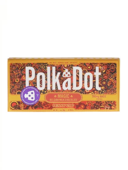 Penny Cup PolkaDot Magic Mushroom Belgian White Chocolate 200mg Magic Per Piece Best Price