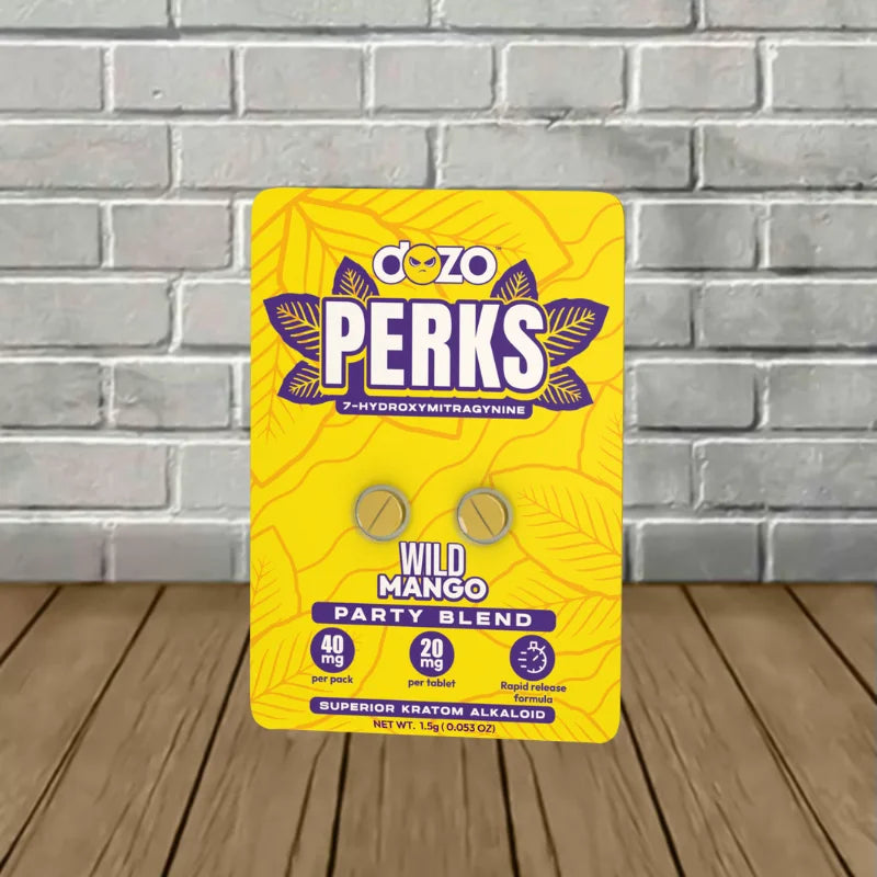 Dozo PERKS 7-Hydroxymitragynine Tablets 2ct Best Price