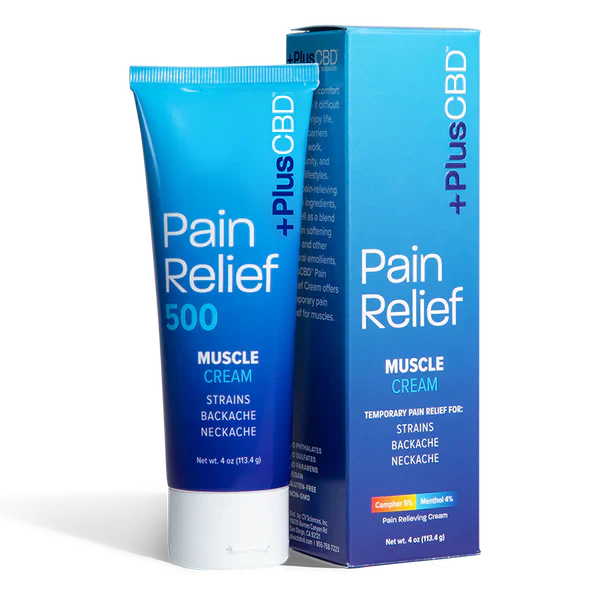PlusCBD CBD Pain Relief Muscle Cream 4oz Best Price
