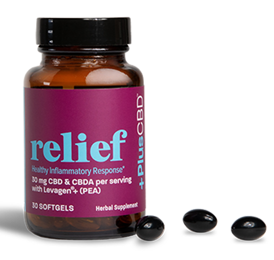 PlusCBD Relief Softgel Capsules 30MG Best Price