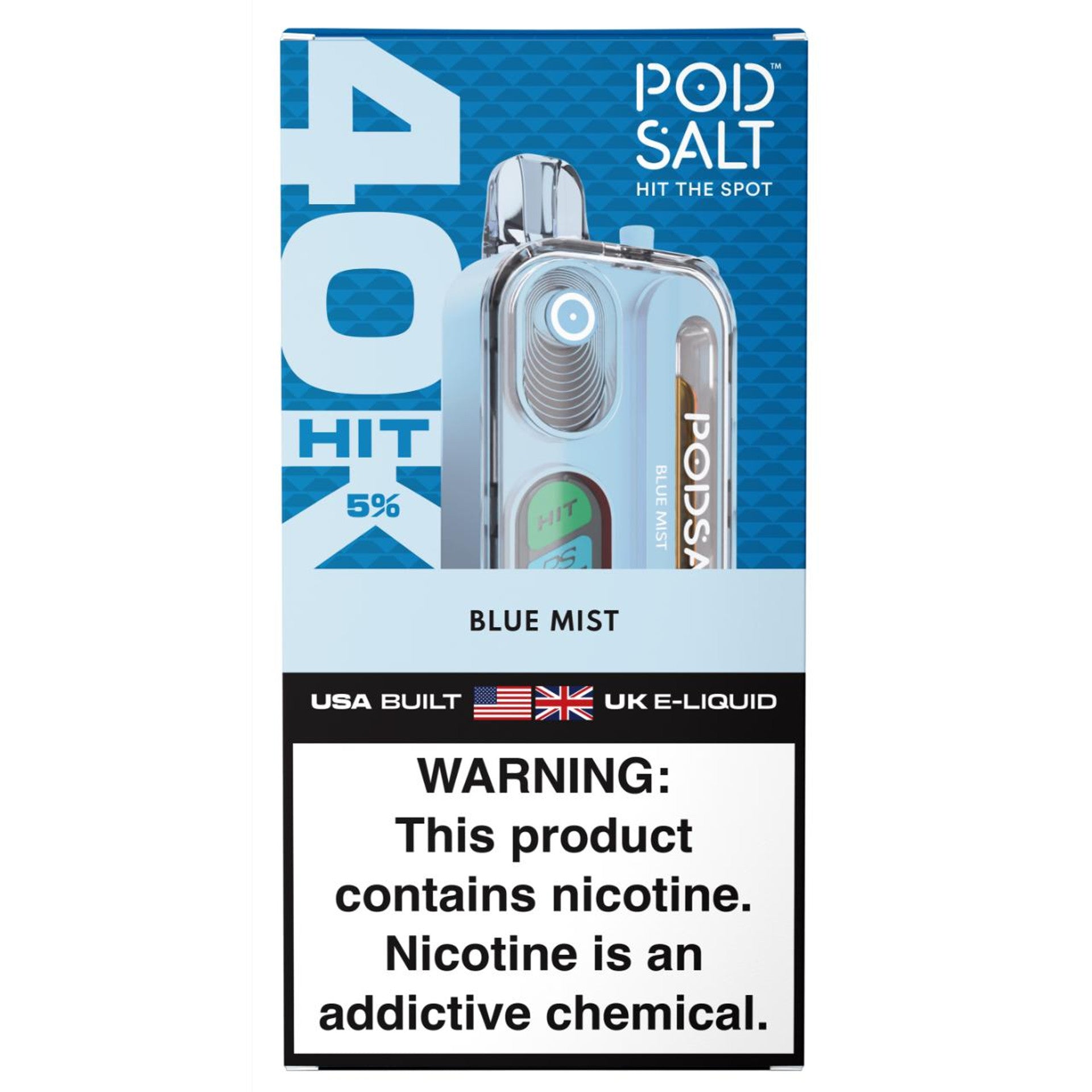 Pod Salt Hit Disposable (40000 Puffs)