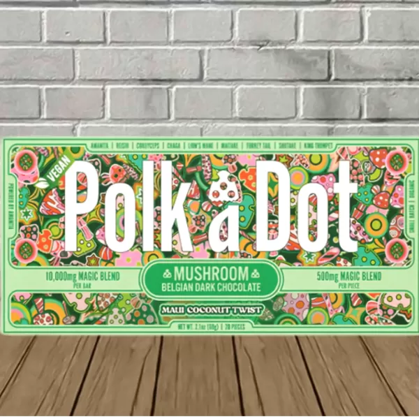Polk A Dot X Urb Amanita Muscaria Chocolate Bar 10000mg Best Price