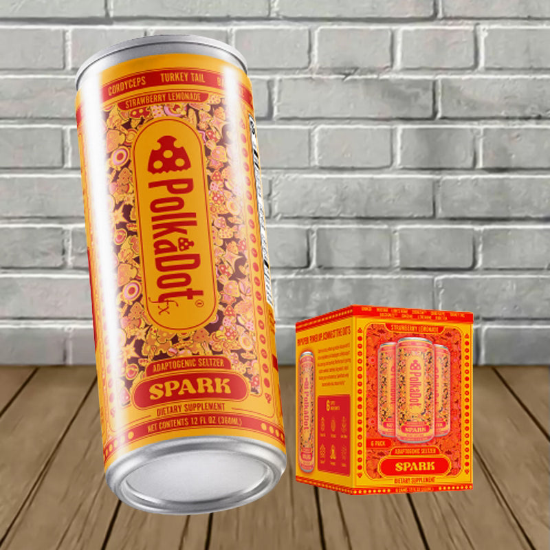 PolkaDot Adaptogenic Seltzer 6 Pack -12oz