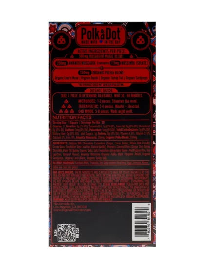 Caramel Peanut Twist PolkaDot Magic Mushroom Belgian Milk Chocolate 500MG Best Price