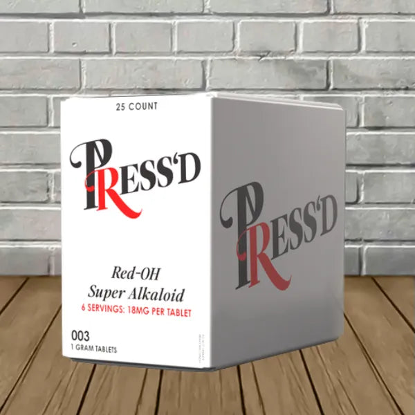 Press’d Red OH Super Alkaloid 5X 7OH Tablets 3ct Best Price