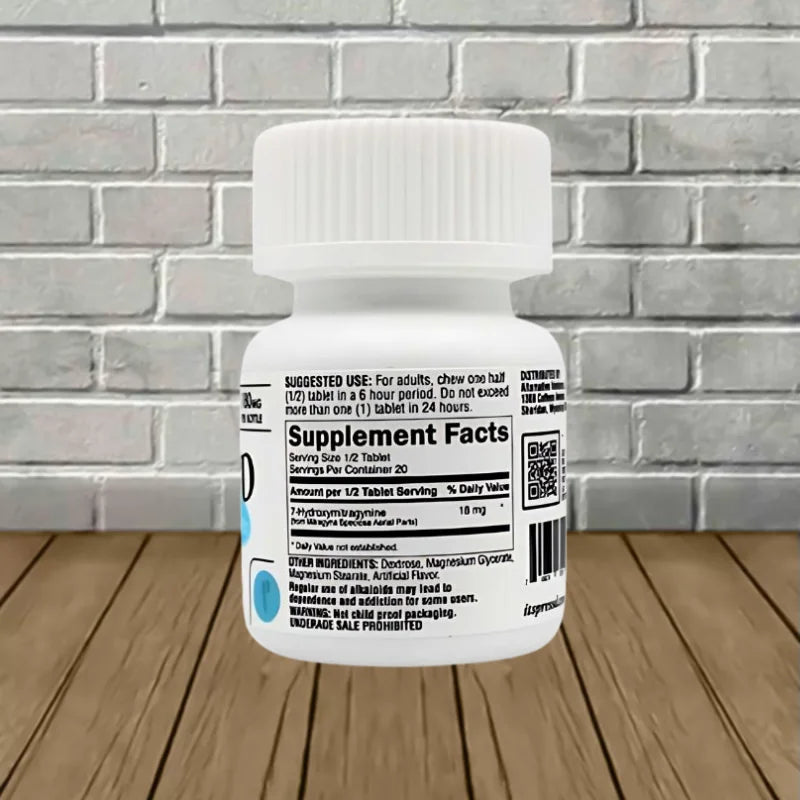 Press’d 7-Hydroxymitragynine Tablets 10ct Bottle