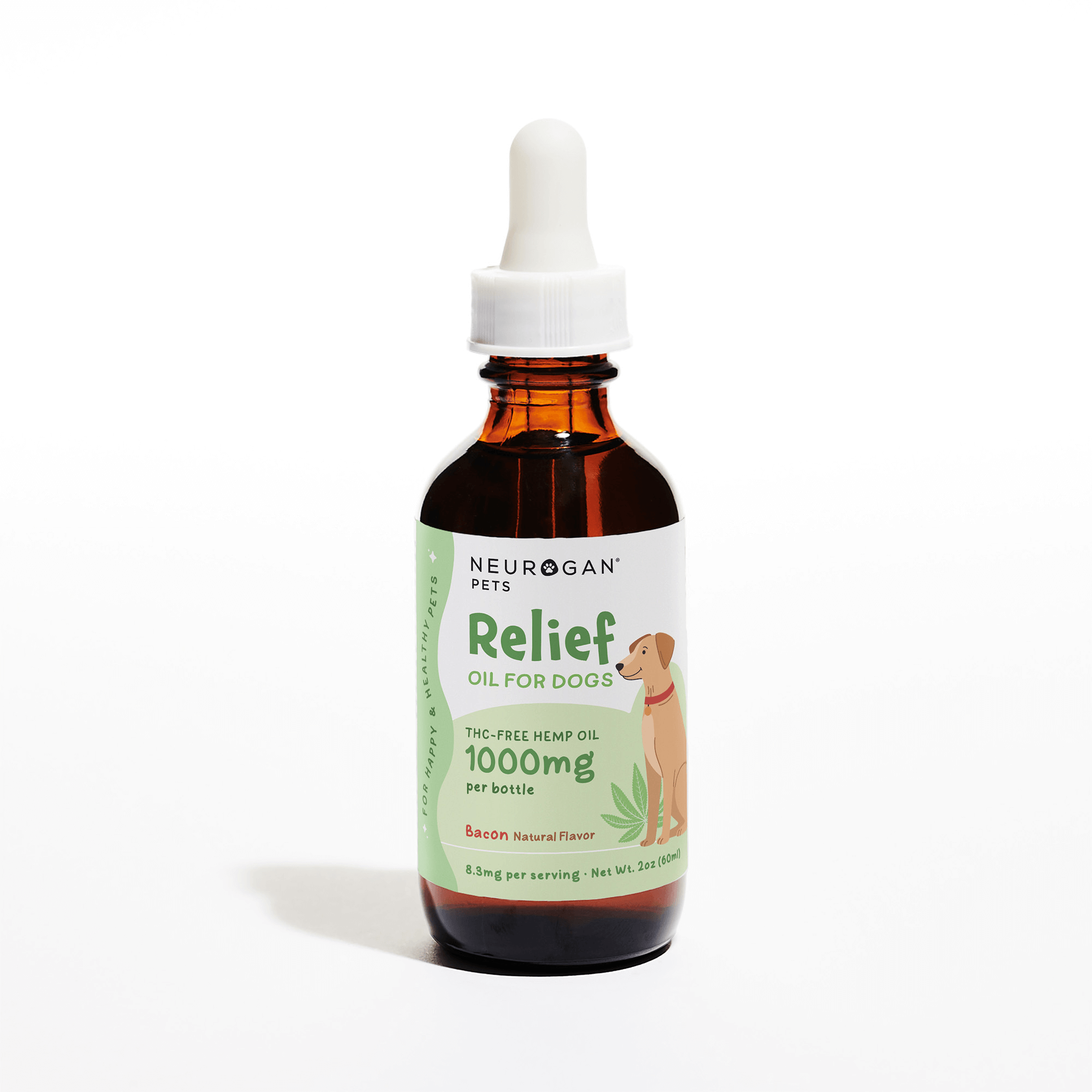 Neurogan Bacon Flavored CBD Oil for Dogs